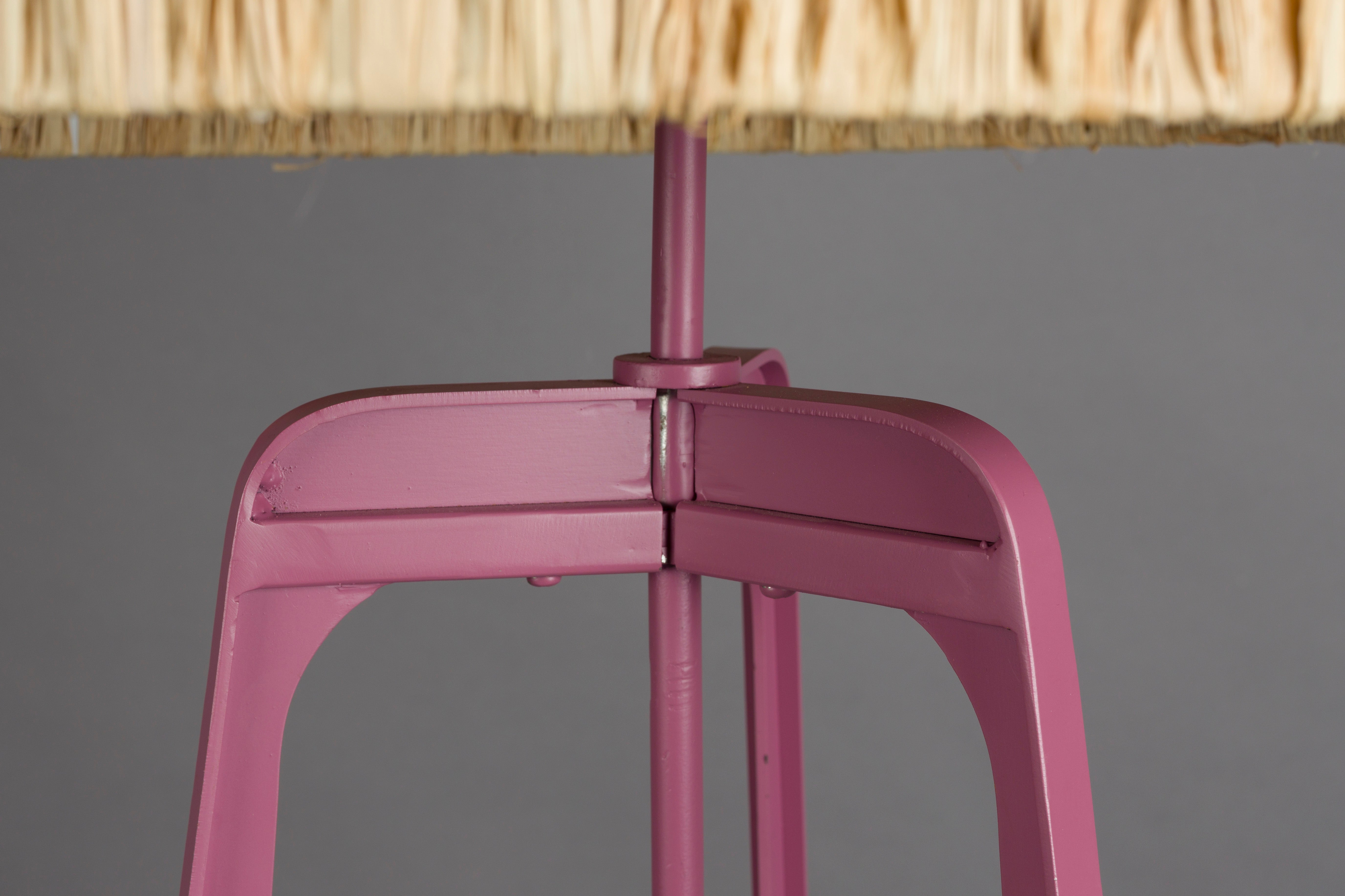 Dutchbone Afra Plum Purple Tripod Floor Lamp